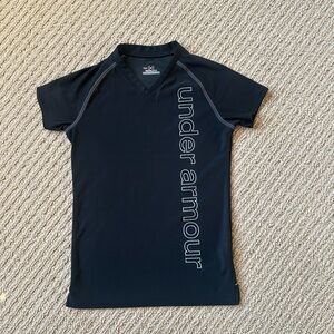 Under Armour Charcoal V-Neck Tee